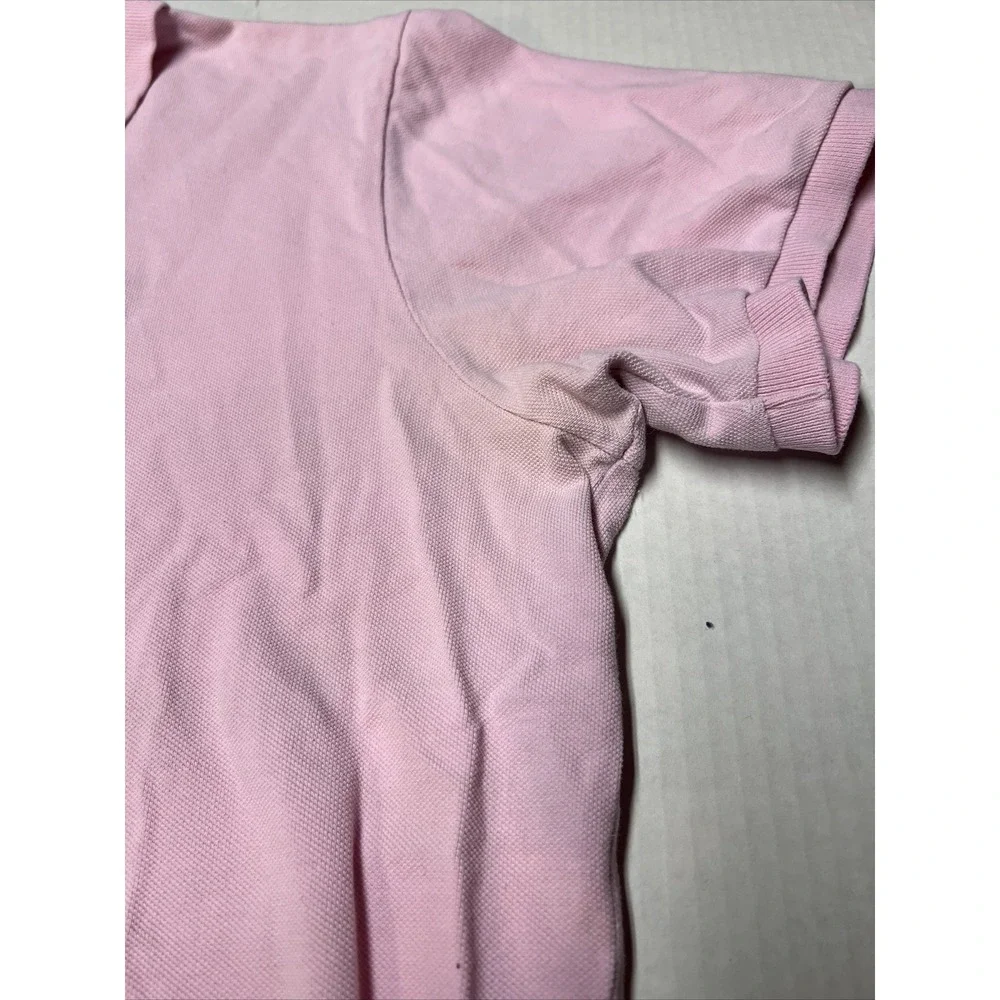 Vintage Polo Ralph Lauren Polo Shirt Men's XXL Pink Blue Pony‎ Rugby See Details